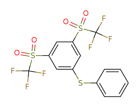 Benzene, 1-(phenylthio)-3,5-bis[(trifluoromethyl)sulfonyl]-