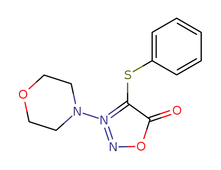 3-(4-모르폴리닐)-4-(페닐티오)시드논