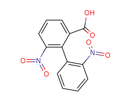 Molecular Structure of 2566-65-6 (2',6-dinitro-2-carboxybiphenyl)