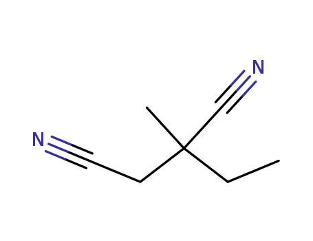 Molecular Structure of 4172-97-8 (2-ethyl-2-methylsuccinonitrile)