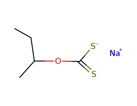 Molecular Structure of 36551-21-0 (sodium O-sec-butyl dithiocarbonate)