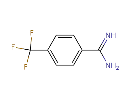 Molecular Structure of 131472-28-1 (4-Trifluoromethyl-benzamidine)
