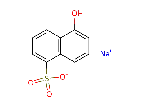 Molecular Structure of 5419-77-2 (Sodium 5-hydroxynaphthalene-1-sulphonate)