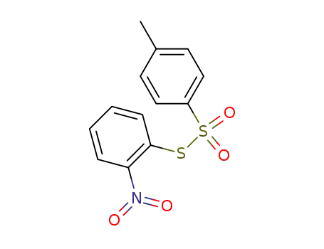 Molecular Structure of 34158-66-2 (S-(2-nitrophenyl) 4-toluenethiosulfonate)