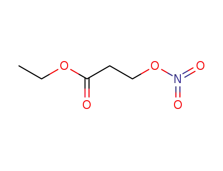 Molecular Structure of 100550-00-3 (ethyl 3-nitrooxy propionate)