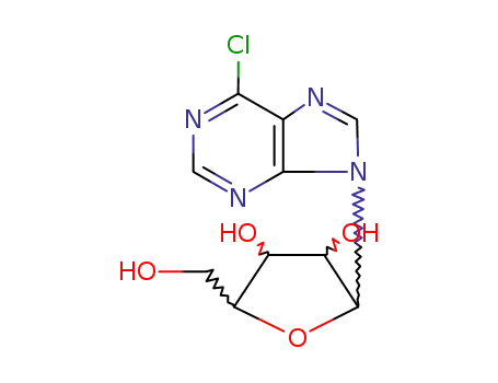 Molecular Structure of 5399-87-1 (6-Chloropurine riboside)