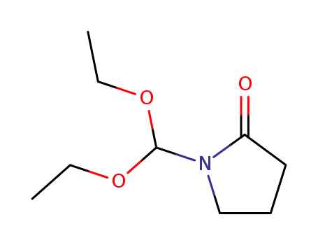 2-oxopyrrolidine-1-carbaldehyde diethyl acetal