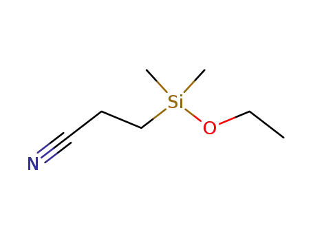 Molecular Structure of 5360-07-6 (3-(ethoxydimethylsilyl)propiononitrile)