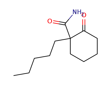 Molecular Structure of 62221-90-3 (Cyclohexanecarboxamide, 2-oxo-1-pentyl-)