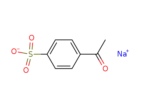 Molecular Structure of 61827-67-6 (4-ACETYLBENZENESULFONIC ACID SODIUM SALT)