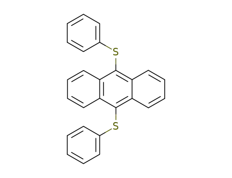 Molecular Structure of 38701-90-5 (Anthracene, 9,10-bis(phenylthio)-)