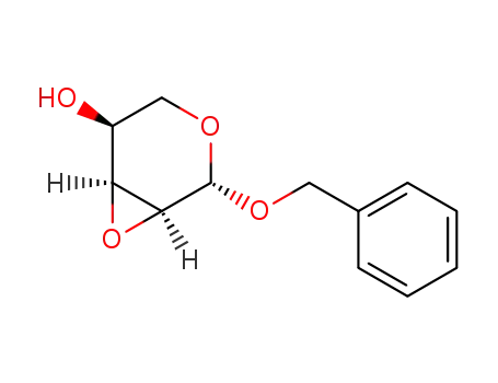 Molecular Structure of 65359-87-7 (benzyl 2,3-anhydro-β-L-ribopyranoside)