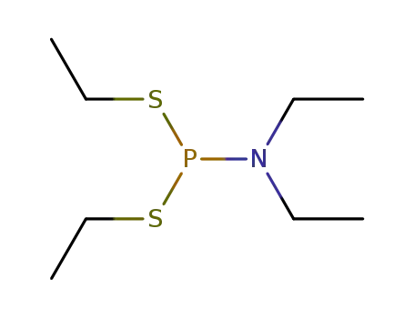 Molecular Structure of 42964-63-6 (S,S-diethyl-N-diethylamidodithiophosphite)