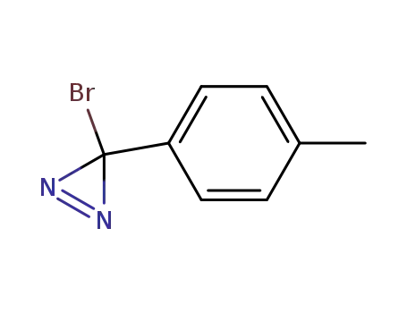 Molecular Structure of 95911-62-9 (3H-Diazirine, 3-bromo-3-(4-methylphenyl)-)