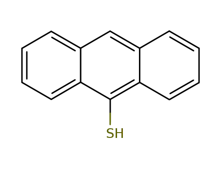 Molecular Structure of 17534-14-4 (anthracene-9-thiol)