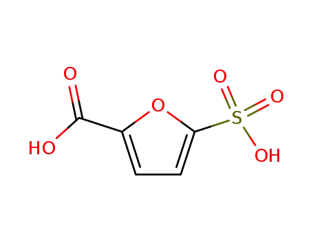 Molecular Structure of 87299-57-8 (5-Sulfo-2-furancarboxylic acid)