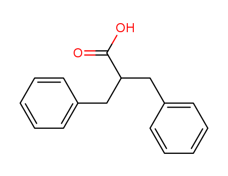 Benzenepropanoic acid, a-(phenylmethyl)-
