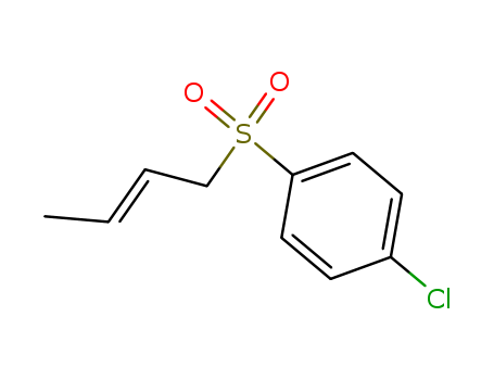 Molecular Structure of 120903-44-8 (Benzene, 1-(2-butenylsulfonyl)-4-chloro-, (E)-)