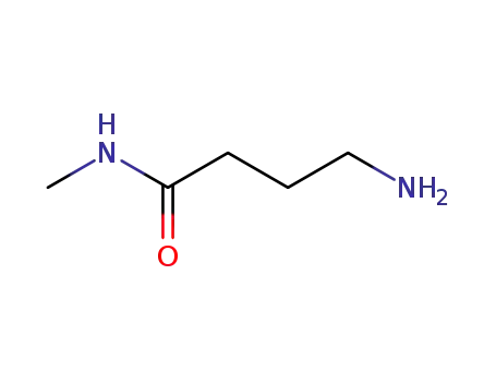 Molecular Structure of 23435-12-3 (butanamide, 4-amino-N-methyl-)