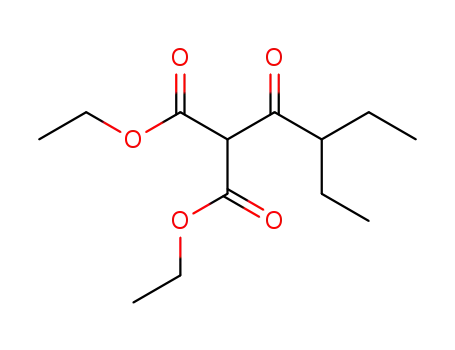 Molecular Structure of 872791-65-6 ((2-ethyl-1-oxo-butyl)-malonic acid diethyl ester)