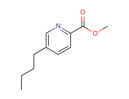 Molecular Structure of 17072-92-3 (methyl 5-butylpyridine-2-carboxylate)