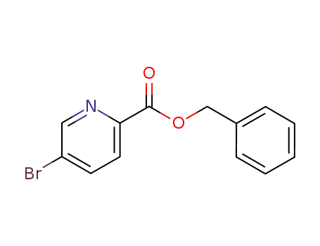 Molecular Structure of 188052-14-4 (5-bromopyridine-2-carboxylic acid benzyl ester)