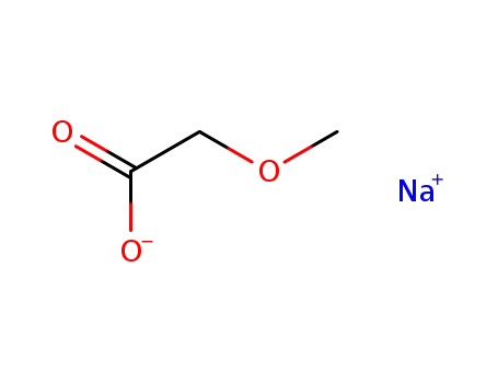 Molecular Structure of 50402-70-5 (sodium methoxyacetate)
