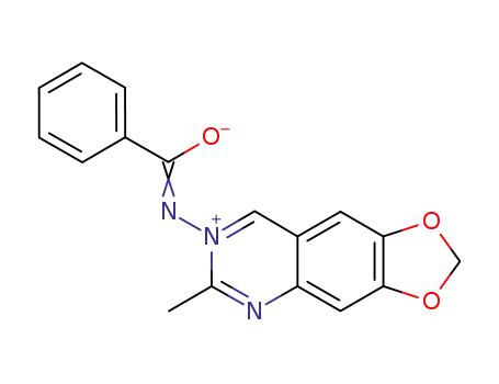 7-benzoylamino-6-methyl-[1,3]dioxolo[4,5-<i>g</i>]quinazolinium betaine
