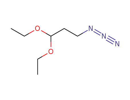 Molecular Structure of 688317-69-3 (3-azidopropanal diethyl acetal)