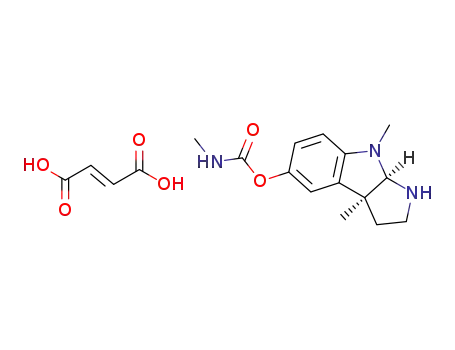 Molecular Structure of 116181-32-9 ((-)-N<sup>1</sup>-norphysostigmine fumarate)