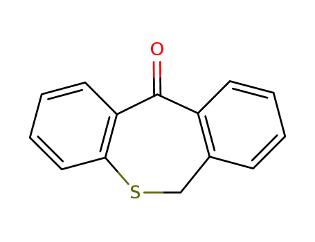 Molecular Structure of 1531-77-7 (Dibenzo[b,e]thiepin-11(6H)-one)