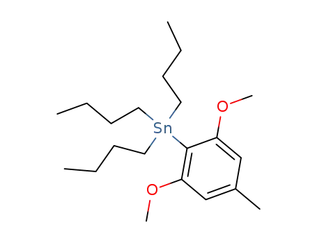 Molecular Structure of 109669-48-9 (tributyl(2,6-dimethoxy-4-methylphenyl)stannane)