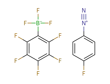 Molecular Structure of 1516885-12-3 (C<sub>6</sub>H<sub>4</sub>FN<sub>2</sub><sup>(1+)</sup>*C<sub>6</sub>BF<sub>8</sub><sup>(1-)</sup>)