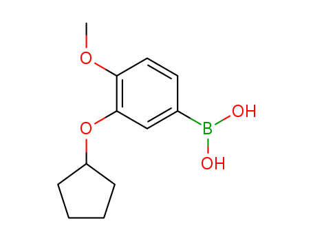 3-CYCLOPENTYLOXY-4-METHOXYBENZENEBORONIC ACID 159613-21-5