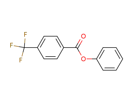 Molecular Structure of 106376-16-3 (Benzoic acid, 4-(trifluoromethyl)-, phenyl ester)