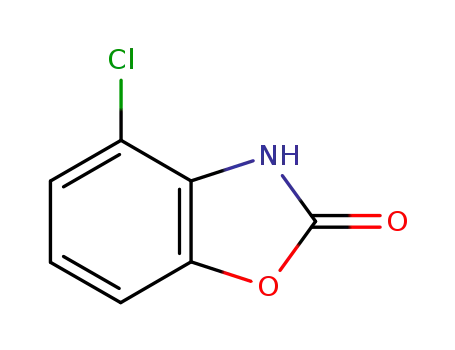 Molecular Structure of 13603-93-5 (4-chloro-1,3-benzoxazol-2(3H)-one)