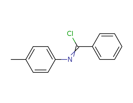 Benzenecarboximidoyl chloride, N-(4-methylphenyl)-