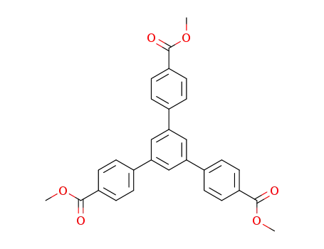 Molecular Structure of 117100-41-1 (1,3,5-tris[(4-methoxycarbonyl)phenyl]benzene)