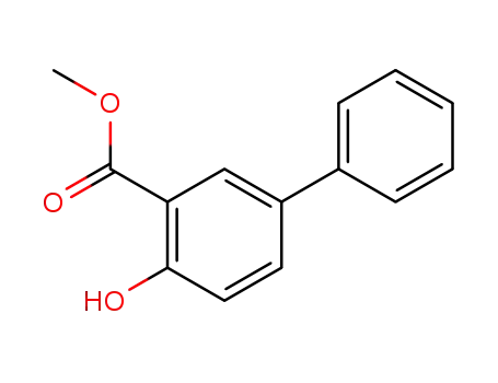 Molecular Structure of 17504-13-1 (methyl 4-hydroxy-[1,1’-biphenyl]-3-carboxylate)
