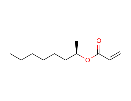 Molecular Structure of 15754-49-1 ((R)-2-octanyl acrylate)