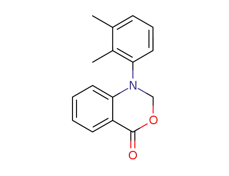 Molecular Structure of 1804-54-2 (4H-3,1-Benzoxazin-4-one, 1-(2,3-dimethylphenyl)-1,2-dihydro-)