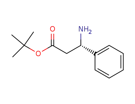 Molecular Structure of 120686-18-2 (TERT-BUTYL (3S)-3-AMINO-3-PHENYLPROPANOATE)
