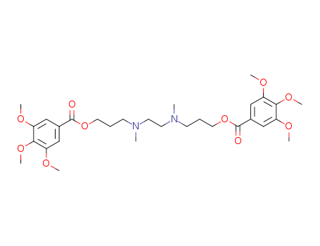 Benzoic acid,3,4,5-trimethoxy-, 1,1'-[1,2-ethanediylbis[(methylimino)-3,1-propanediyl]]ester
