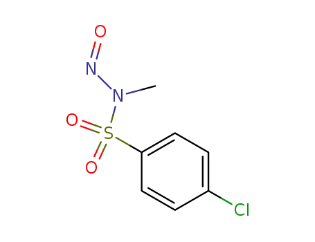 Molecular Structure of 40915-75-1 (Benzenesulfonamide, 4-chloro-N-methyl-N-nitroso-)