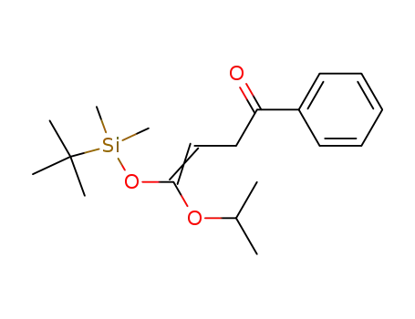 (E)-4-(tert-Butyl-dimethyl-silanyloxy)-4-isopropoxy-1-phenyl-but-3-en-1-one