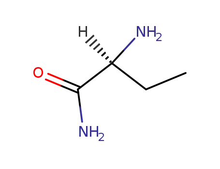 Molecular Structure of 7324-11-0 (L-2-Aminobutanamide)