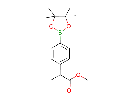 methyl 2-(4-(4,4,5,5-tetramethyl-1,3,2-dioxaborolan-2-yl)phenyl)propanoate