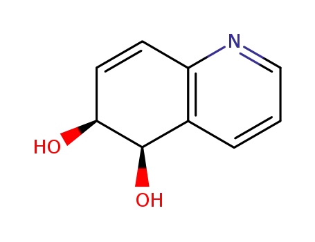 Molecular Structure of 112259-26-4 ((5R,6S)-cis-5,6-dihydroxy-5,6-dihydroquinoline)