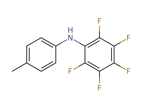 Molecular Structure of 36375-81-2 (N-(4-methylphenyl)pentafluoroaniline)