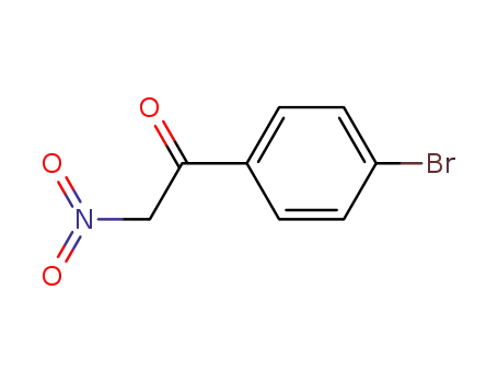 Molecular Structure of 14367-97-6 (Ethanone, 1-(4-bromophenyl)-2-nitro-)